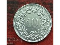 Швейцария 10 рапен 1936 - качество