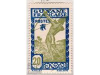 Γαλλική Γουιάνα-1929-Ταχυδρομική-Τοξότης, MLH