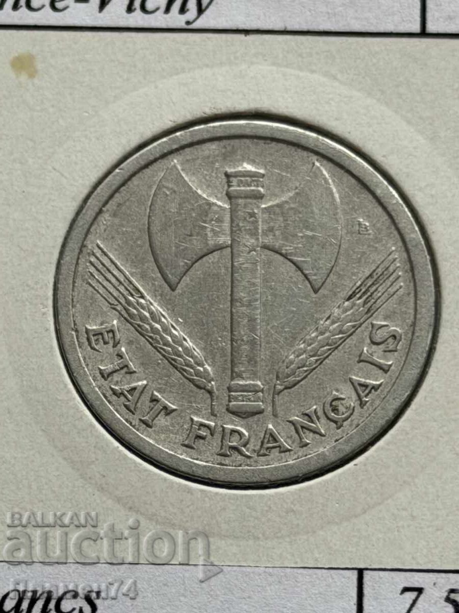 2 φράγκα 1943 Γαλλία με τιμή € 1.00 | 1.96 BGN