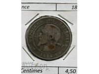 10 centimes 1854 France