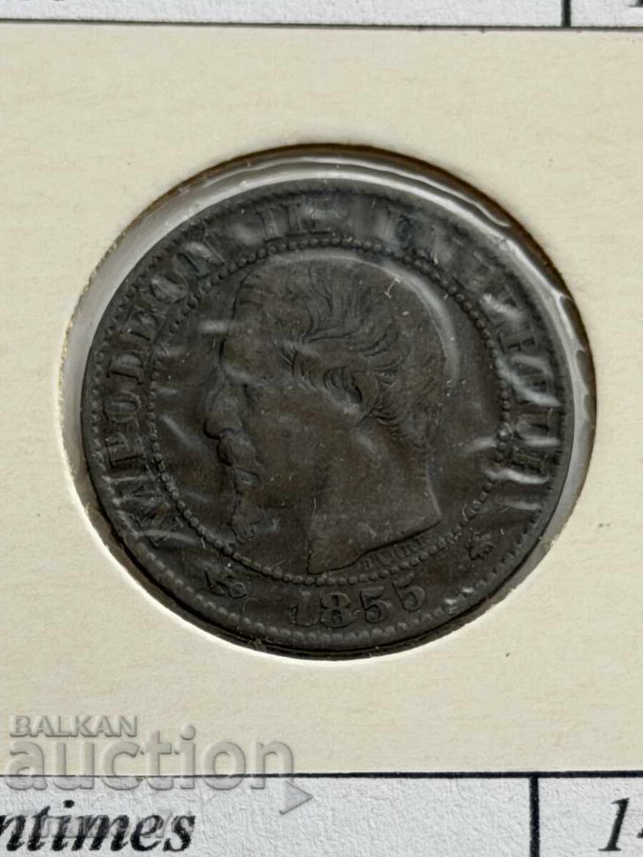 5 сантима 1855 Франция