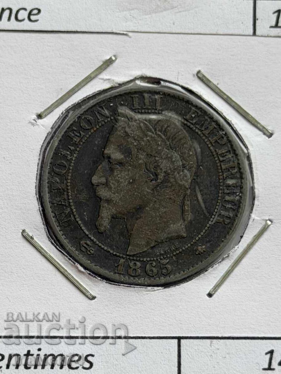 5 сантима 1863 Франция