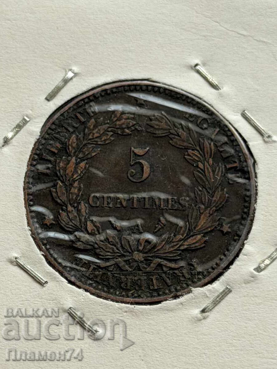 5 centime 1897 Franța 5 centime 1897 Franța