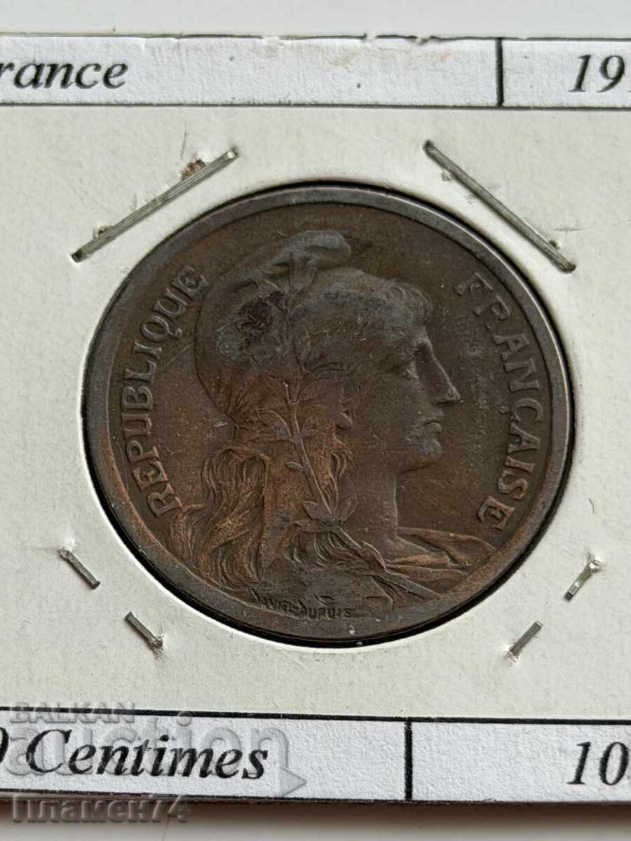 10 centimes 1917 France with price € 3.00 | 5.87 BGN
