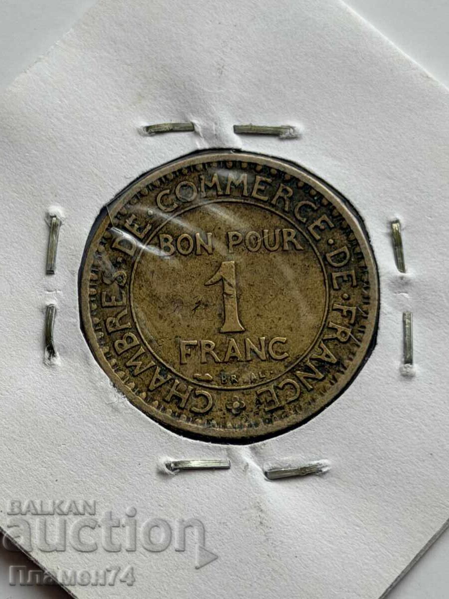 1 φράγκο 1923 Γαλλία