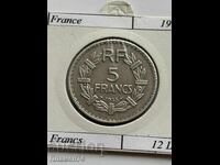 5 francs 1935 France
