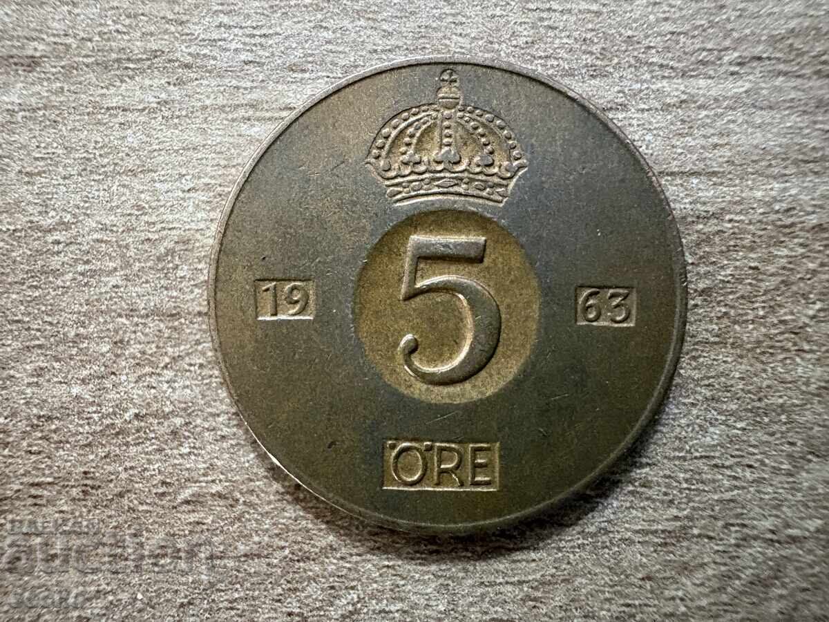 Suedia - 5 öre (1963) Suedia - 5 öre (1963)