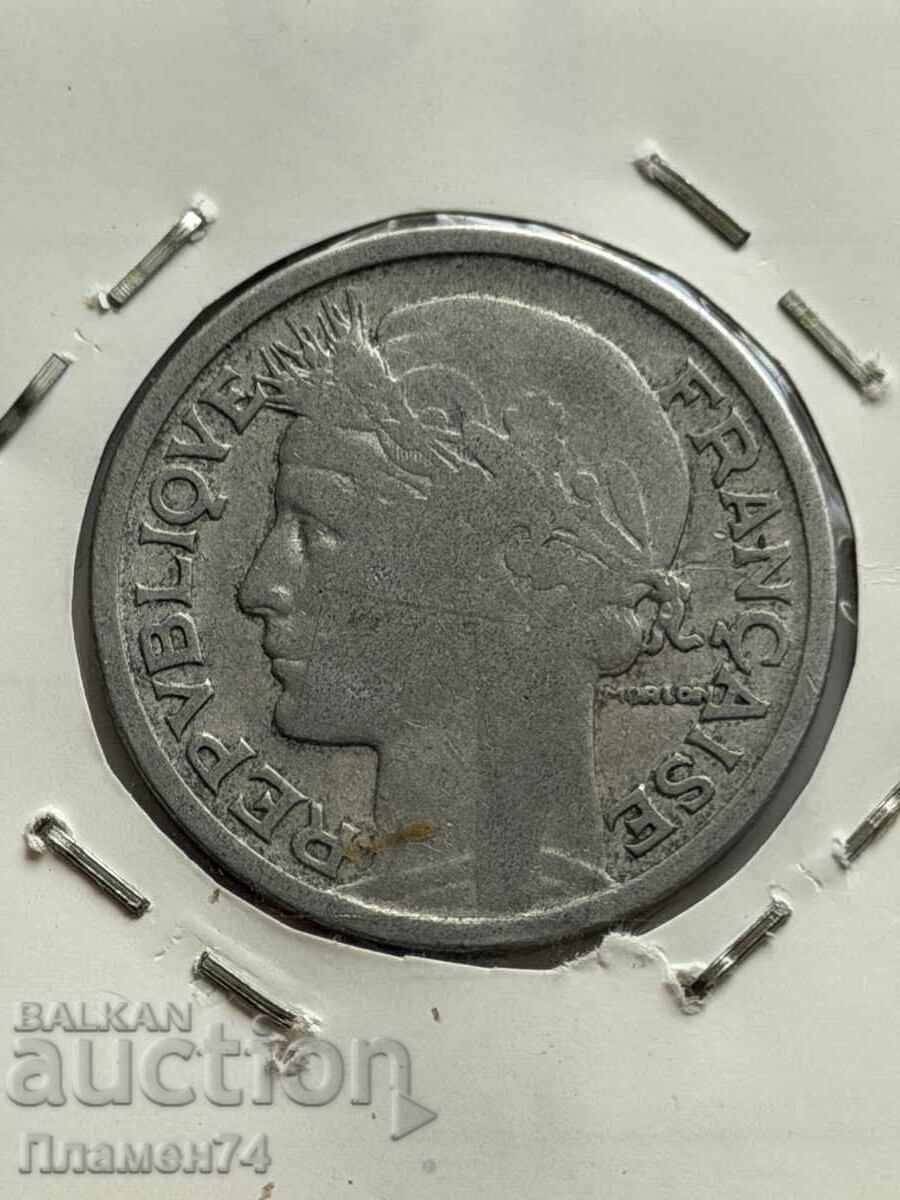 2 francs 1946 France with price € 1.00 | 1.96 BGN