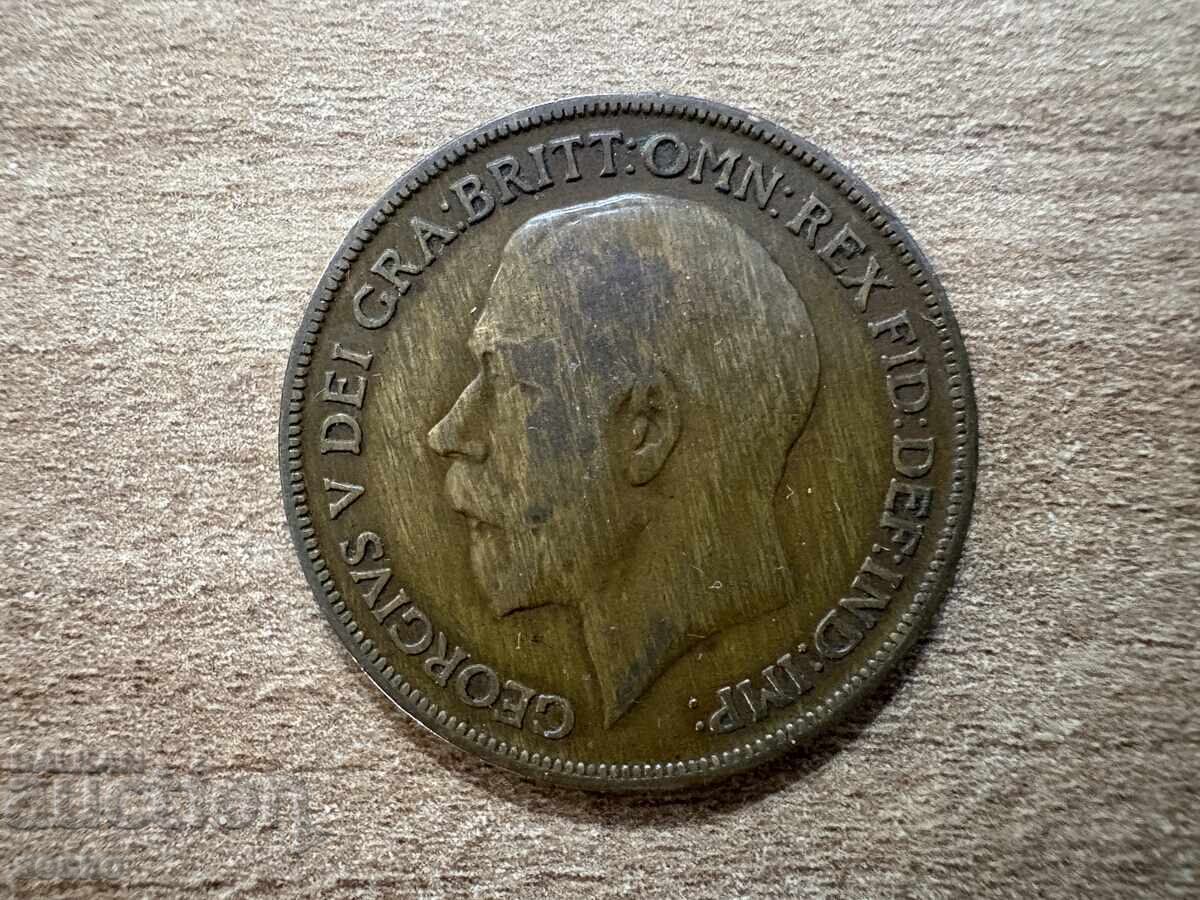 Marea Britanie - 1 penny (1920) cu preț € 0.35 | 0.68 BGN