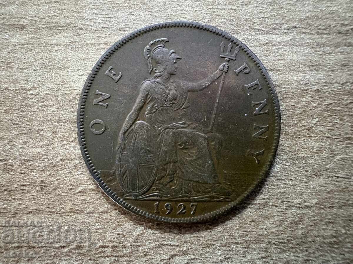 Marea Britanie - 1 penny (1927) Marea Britanie - 1 penny (1927)