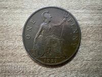 Marea Britanie - 1 penny (1927)