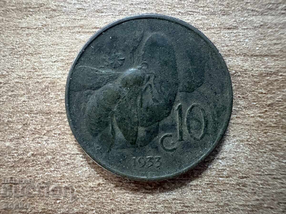 Italy - 10 Centesimi (1933) Italy - 10 Centesimi (1933)