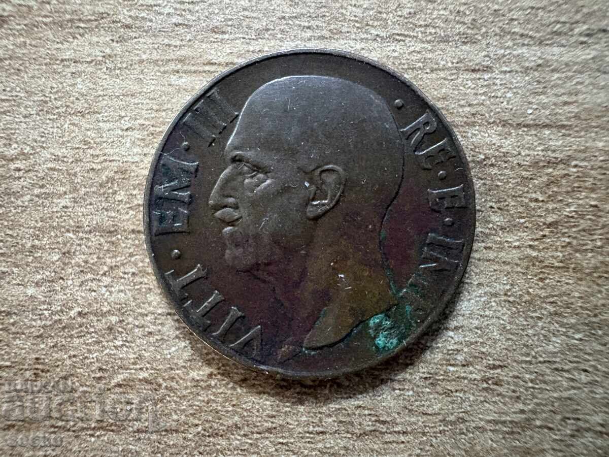 Ιταλία - 10 τσεντέζιμι (1937) με τιμή € 1.35 | 2.64 BGN