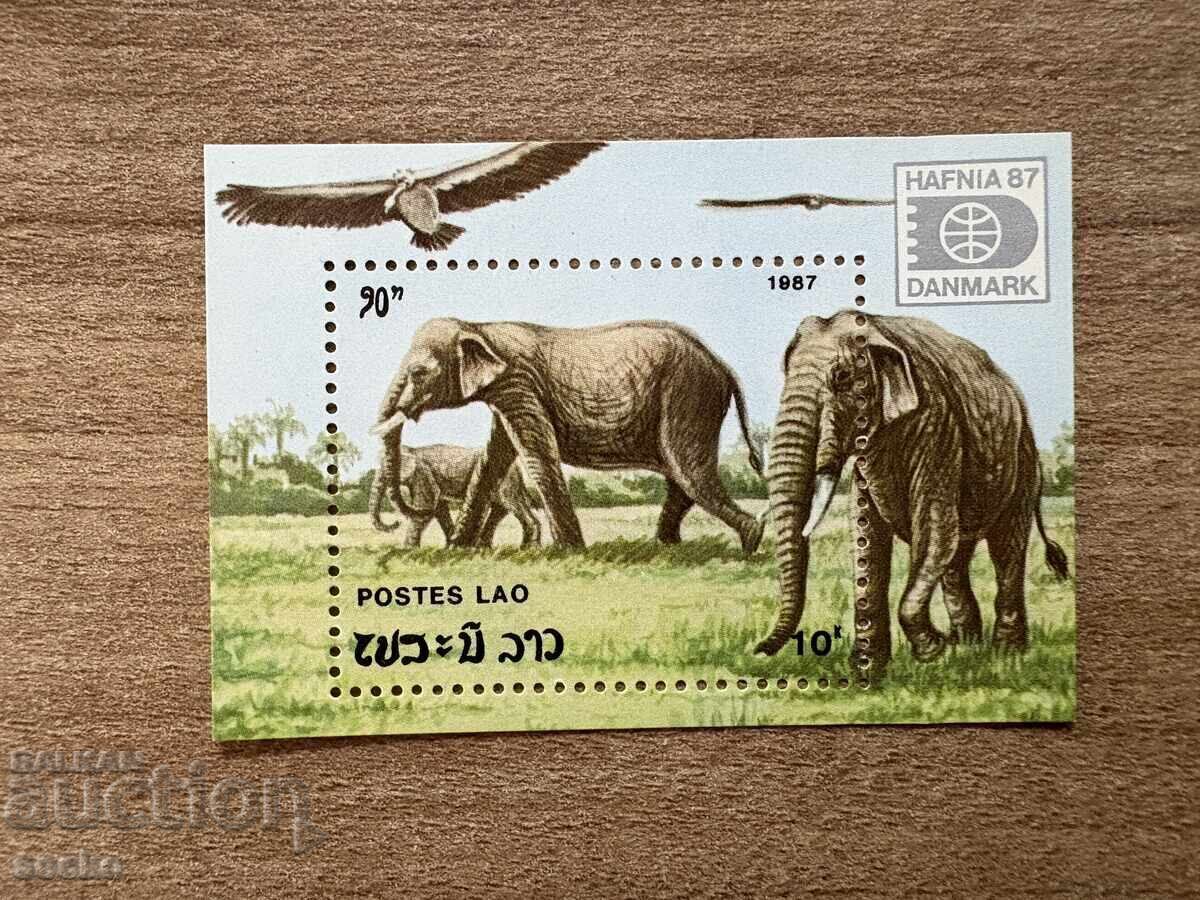 Laos - International Stamp Exhibition HAFNIA '87...(1987) MNH