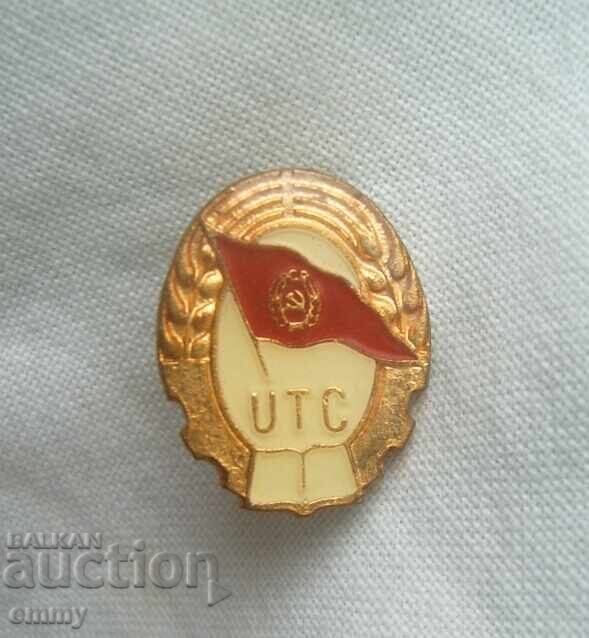 Значка - Съюз на комунистическата младеж UTC, Румъния