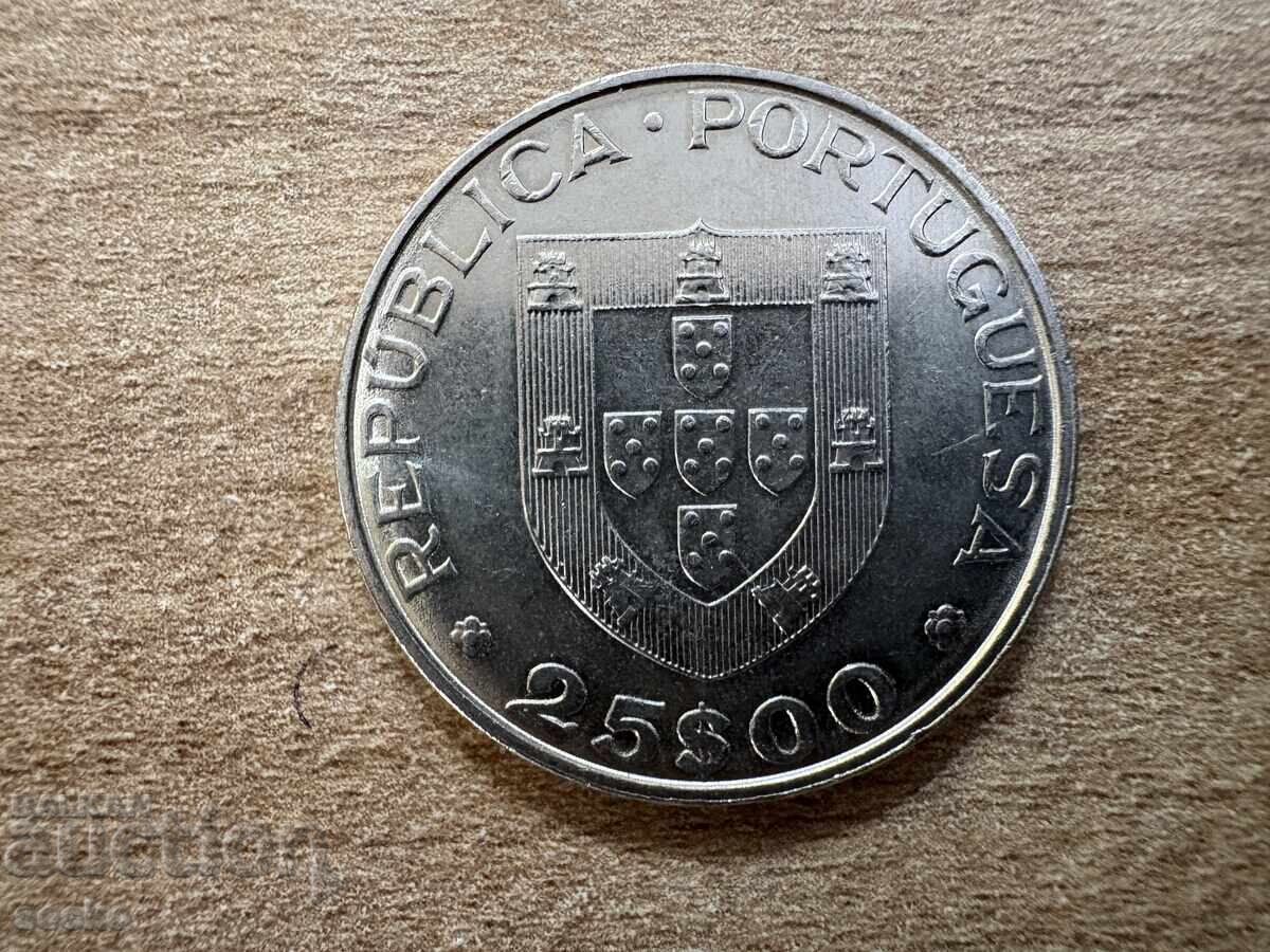 Portugalia - 25 escudos (1986) - Aderarea la Uniunea Europeană Portugalia - 25 escudos (1986) - Aderarea la Uniunea Europeană