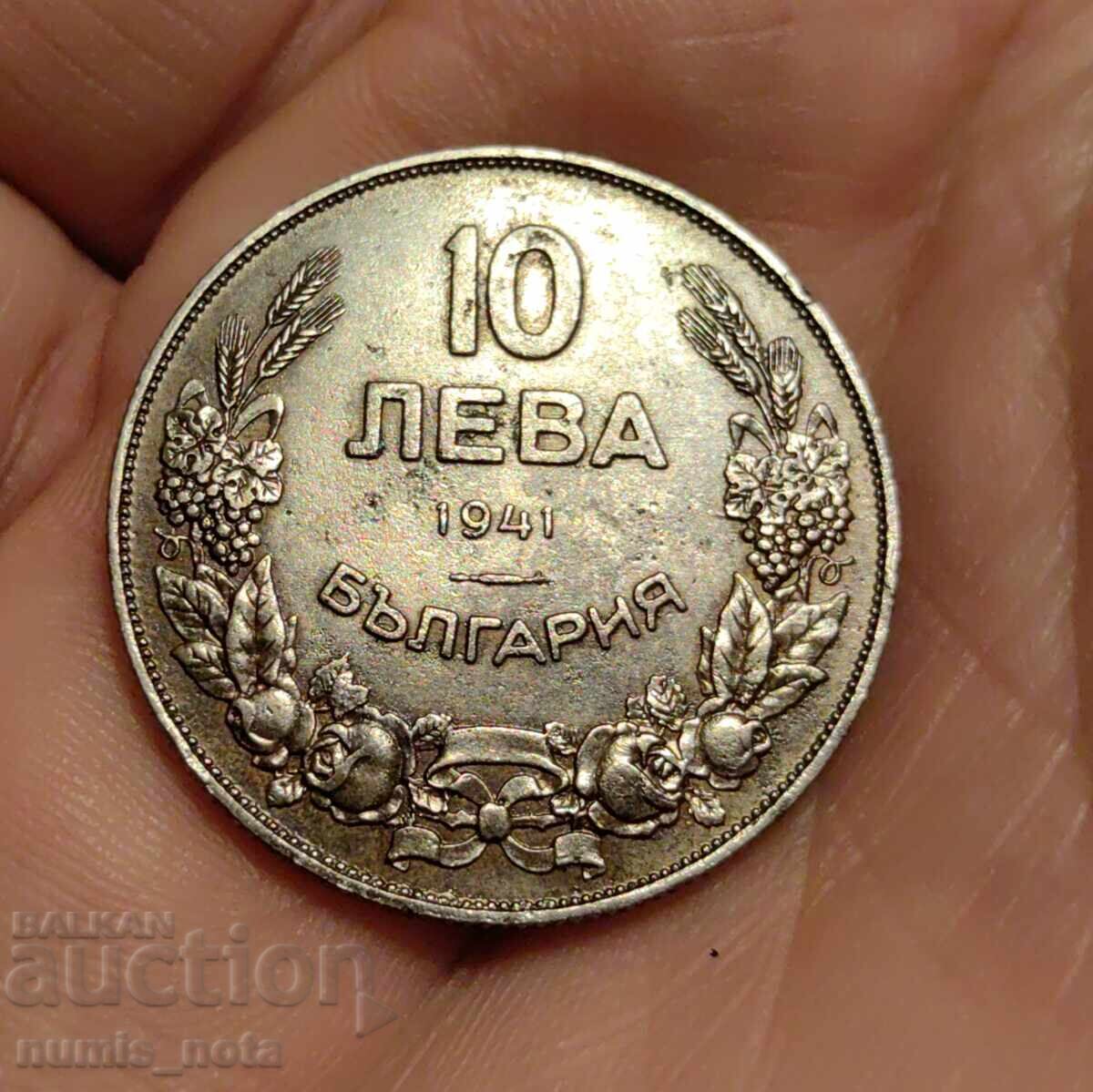 10 BGN 1941 Bulgaria cu preț € 650.00 | 1271.29 BGN