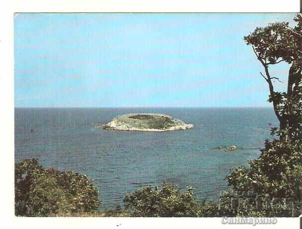 Картичка  България  Аркутино Змийският остров 3*
