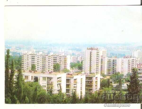 Carte poștală Bulgaria Stara Zagora Complexul rezidențial „Trite chuchura” Carte poștală Bulgaria Stara Zagora Complexul rezidențial „Trite chuchura”