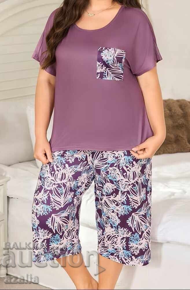 Set de pijama pentru damă mărimea XL în culoarea mov