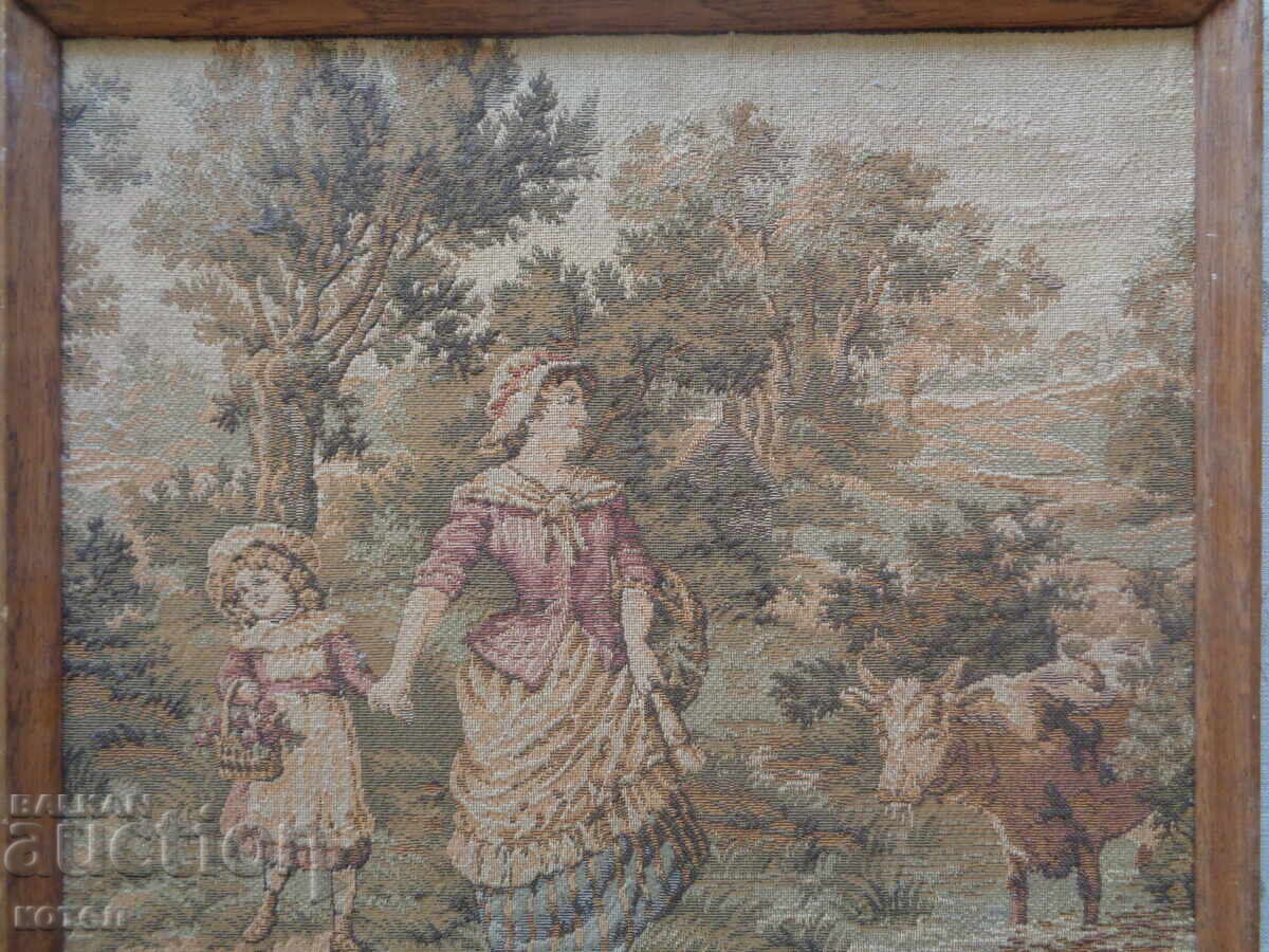 For sale: tapestry (jacquard tapestry), "Mom's Lessons" with price € 30.00 | 58.68 BGN