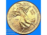 200 Lire Italy 1981