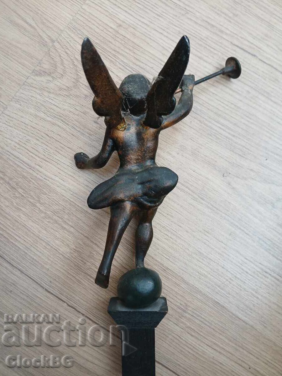 Ceas frizian uriaș atlas/îngeri - 7