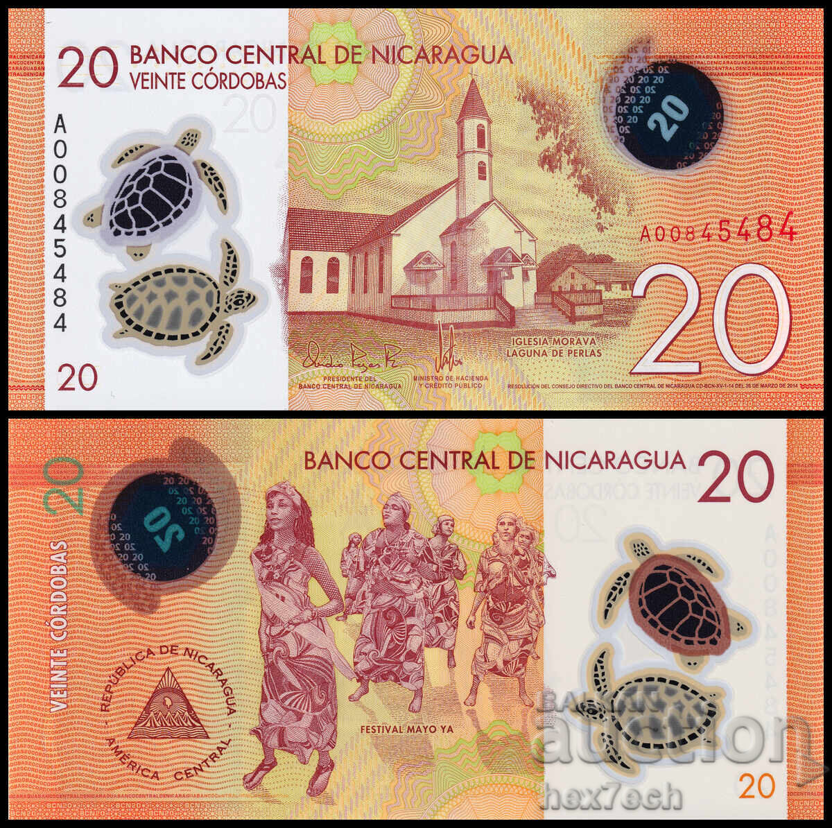 ❤️ ⭐ Νικαράγουα 2014 20 Cordoba Polymer UNC νέο ⭐ ❤️ ❤️ ⭐ Νικαράγουα 2014 20 Cordoba Polymer UNC νέο ⭐ ❤️