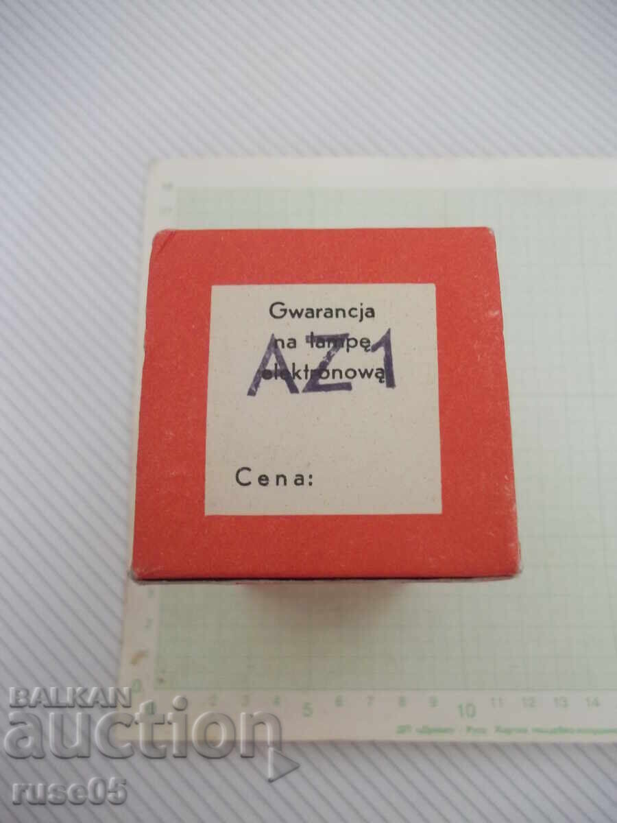 Delivery of Rectifier vacuum tube "AZ 1 Telam" new Delivery of Rectifier vacuum tube "AZ 1 Telam" new