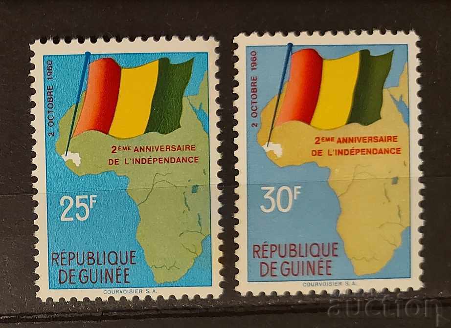 Από 1 σεντ Γουινέα 1960 Σημαίες Ανεξαρτησία MNH