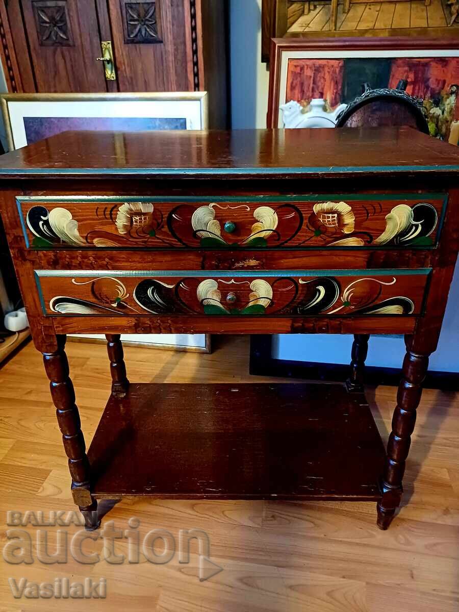 Beautiful old hand-painted chest of drawers - 6