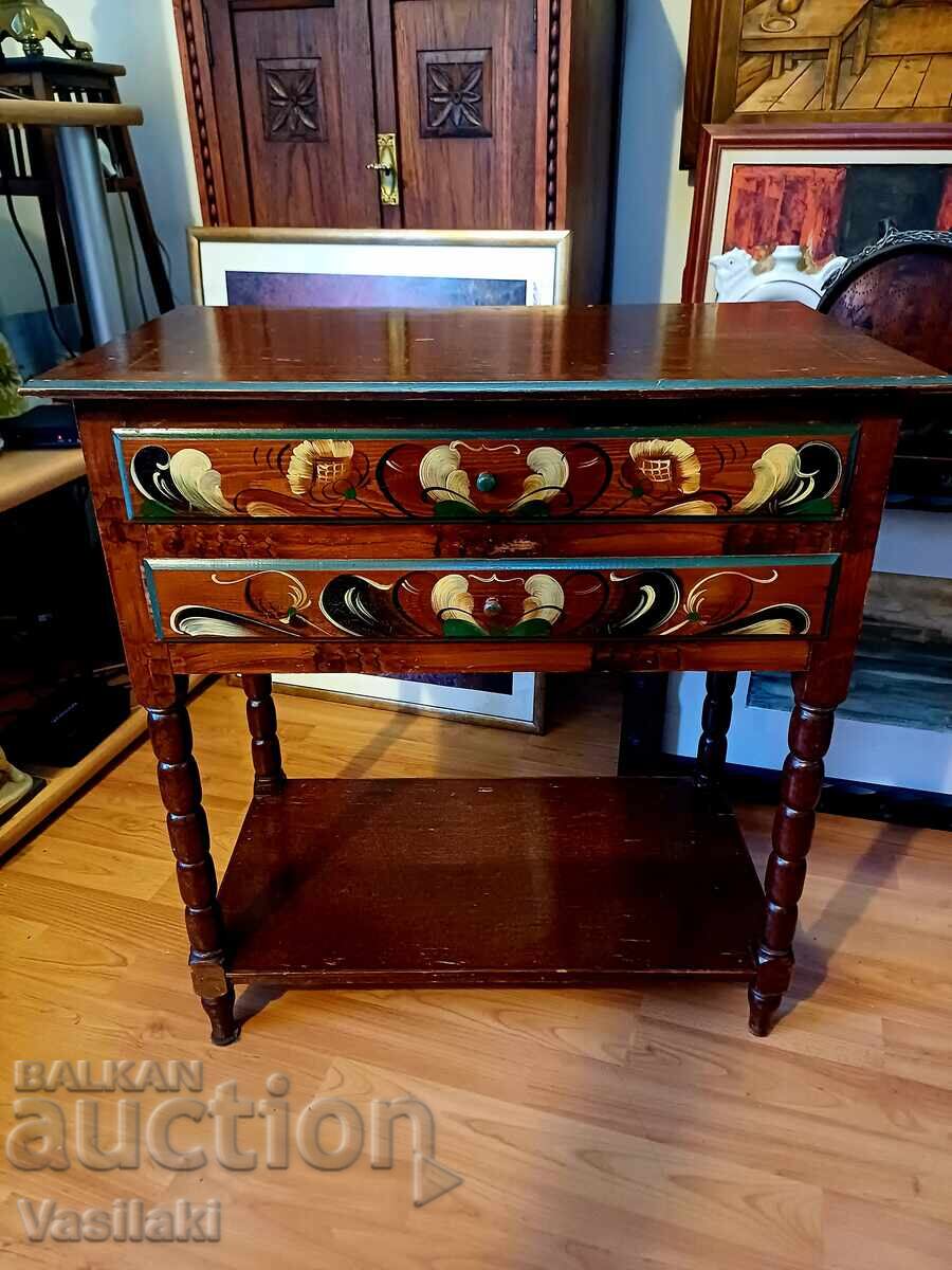 Beautiful old hand-painted chest of drawers - 7