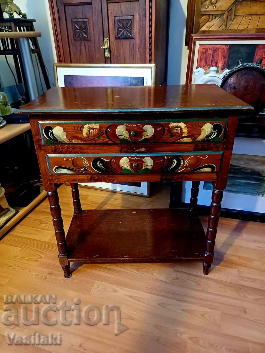 Beautiful old hand-painted chest of drawers