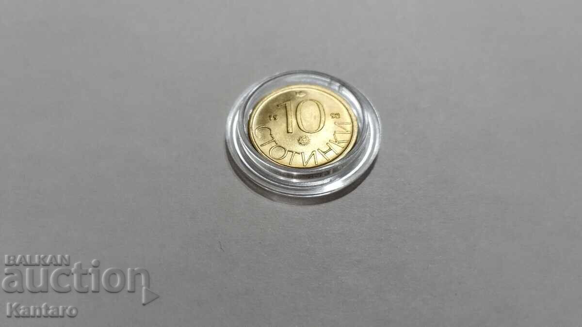 Licitație Monedă - BULGARIA - 10 cenți - 1992 - UNC Licitație Monedă - BULGARIA - 10 cenți - 1992 - UNC