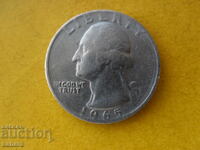 1/4 dollar 1965 USA