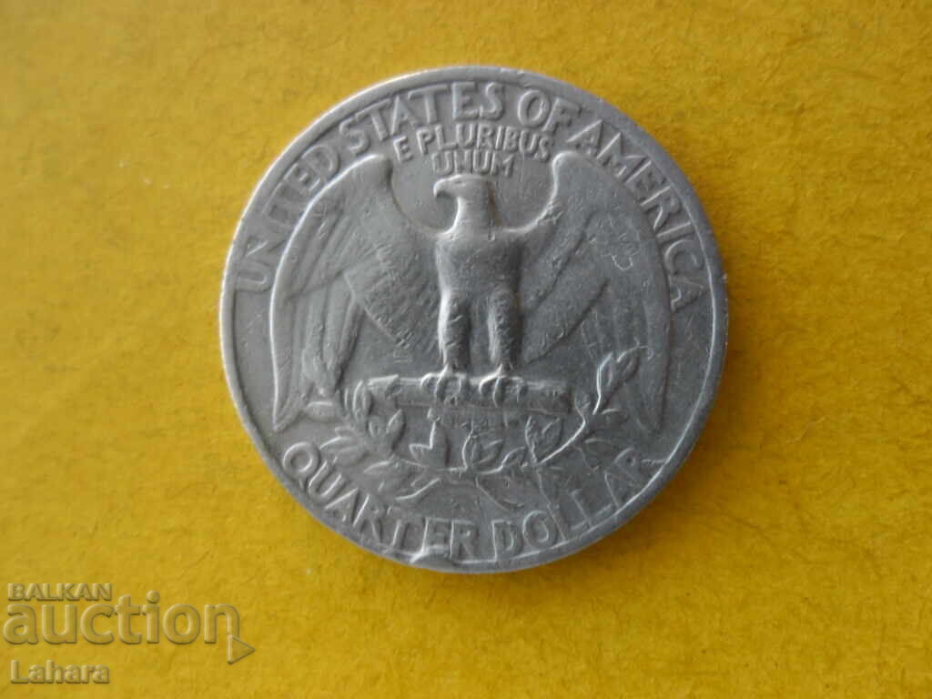 1/4 dolar 1967 SUA cu preț € 0.50 | 0.98 BGN