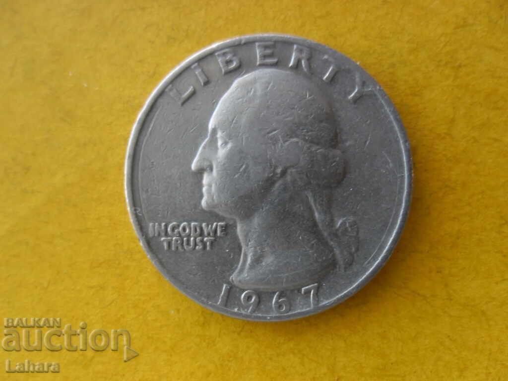 1/4 dolar 1967 SUA