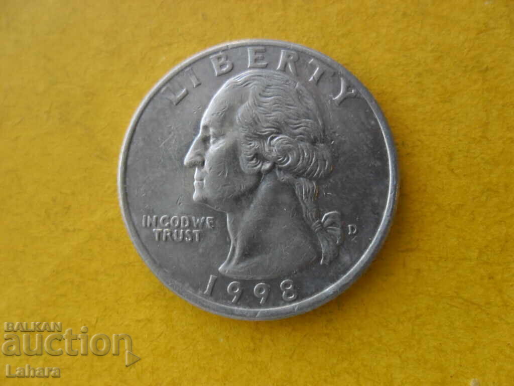 1/4 dollar 1998 USA