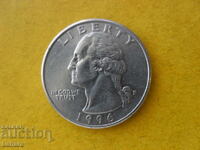 1/4 dolar 1996 SUA