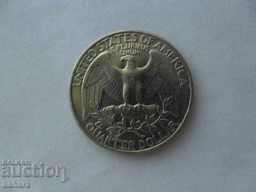 1/4 dolar 1987 SUA cu preț € 0.50 | 0.98 BGN