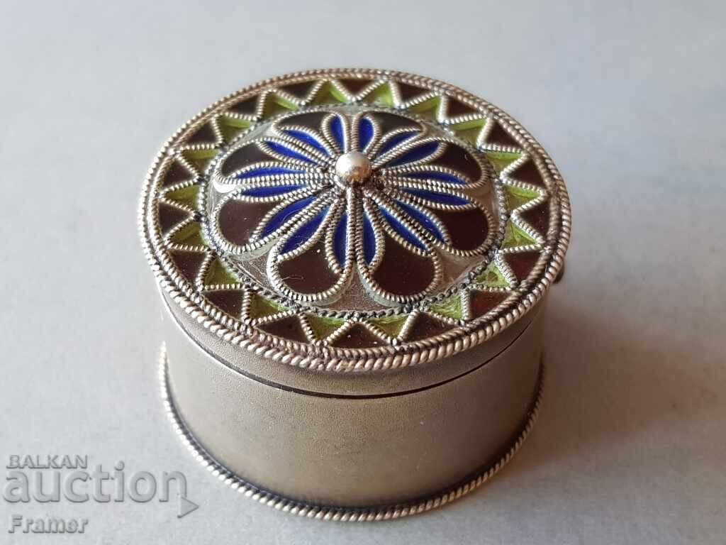 Gilt silver enameled box by Marius Hammer from the 1900s - 5 Gilt silver enameled box by Marius Hammer from the 1900s - 5