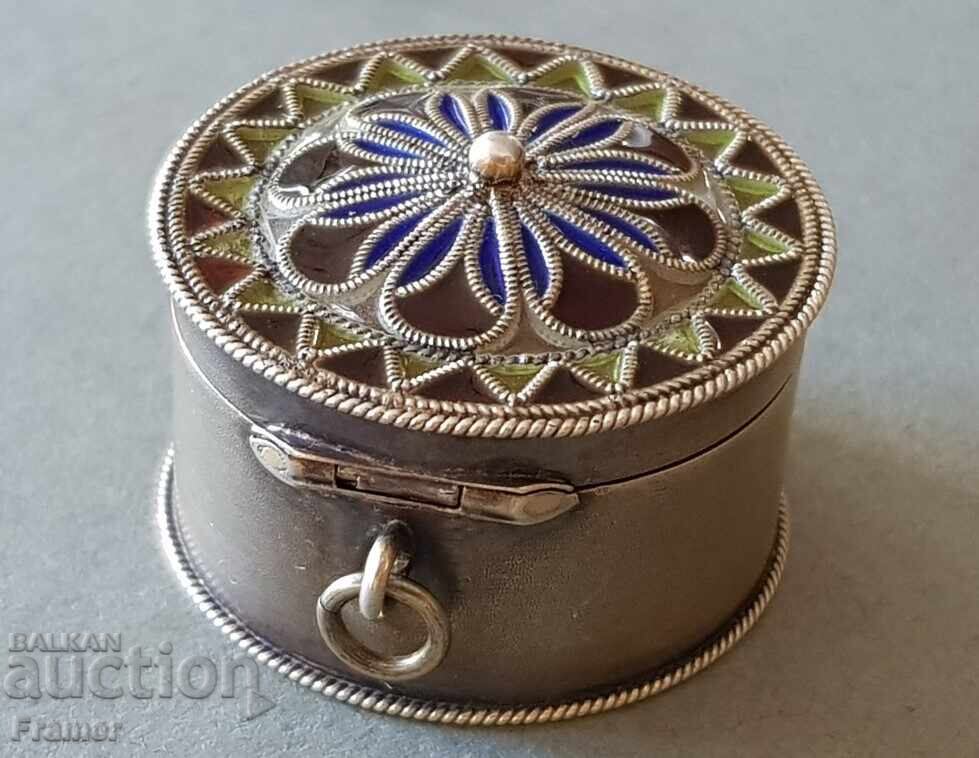 Gilt silver enameled box by Marius Hammer from the 1900s - 6 Gilt silver enameled box by Marius Hammer from the 1900s - 6