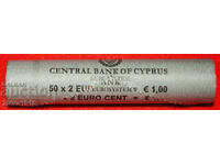Ⰺ GREECE (2010-2025): CYPRUS★2 EURO CENTS 2012 ROLL MOUFLONS