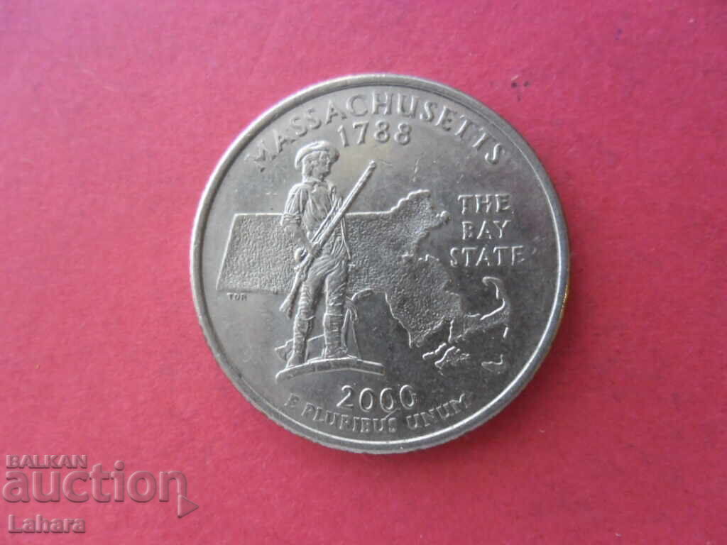 1/4 dollar 2000 USA 1/4 dollar 2000 USA