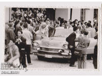 NIKITA HRUȘCIOV ÎN BULGARIA 1962 automobil CADILLAC fotografie