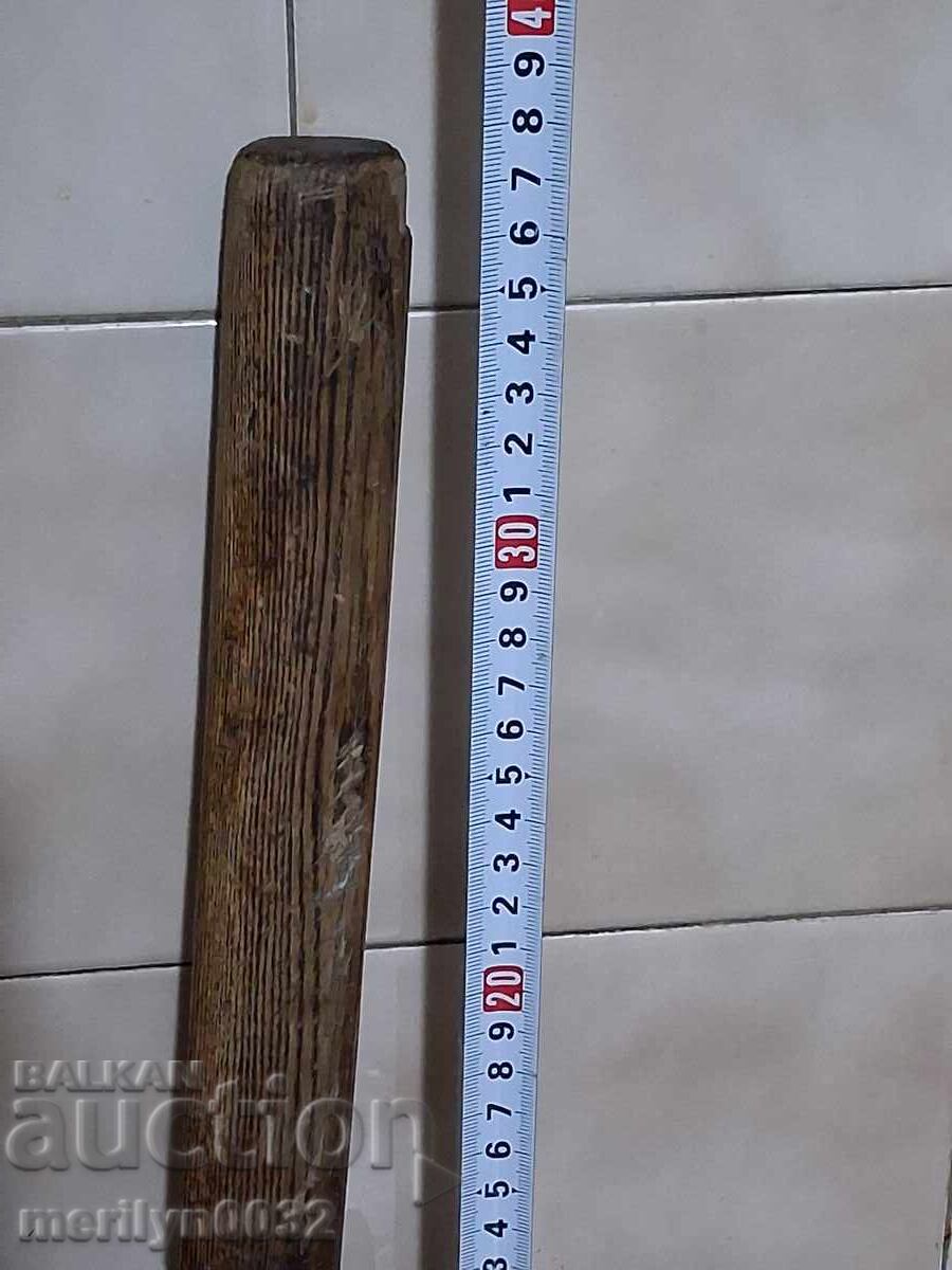 Old small hatchet cleaver axe with handle - 5