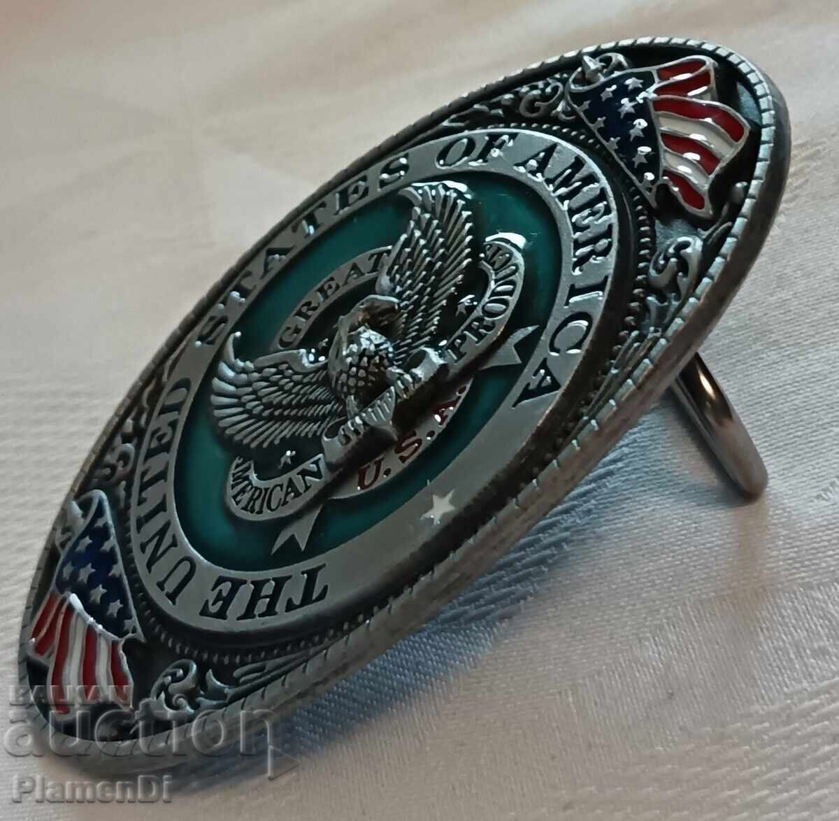 Auction  Collectible American Great American Products Belt Buckle