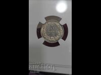 5 stotinki 1912 MS65, NGC