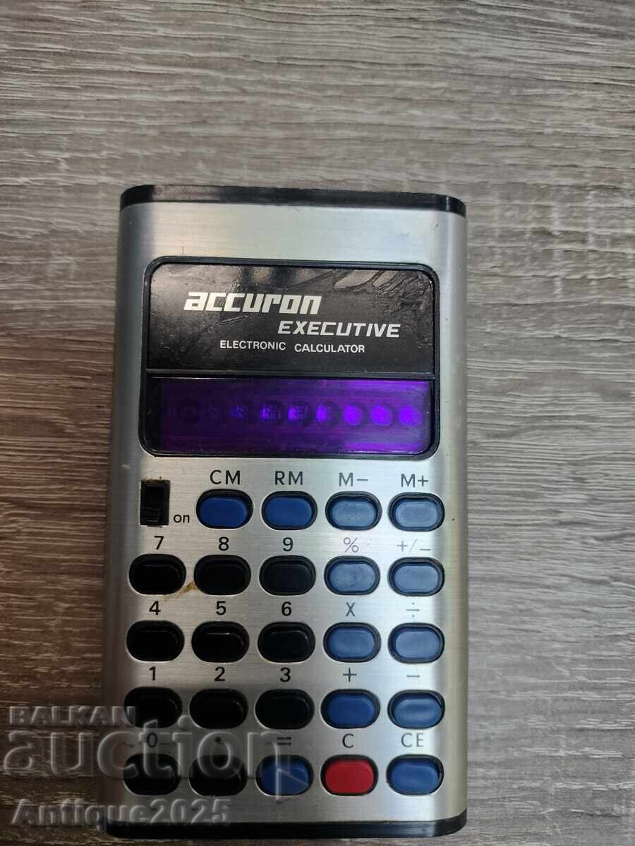 Calculator electronic vintage Accuron Executive Calculator electronic vintage Accuron Executive