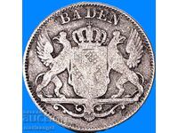 6 kreuzer 1841 Germany Baden silver
